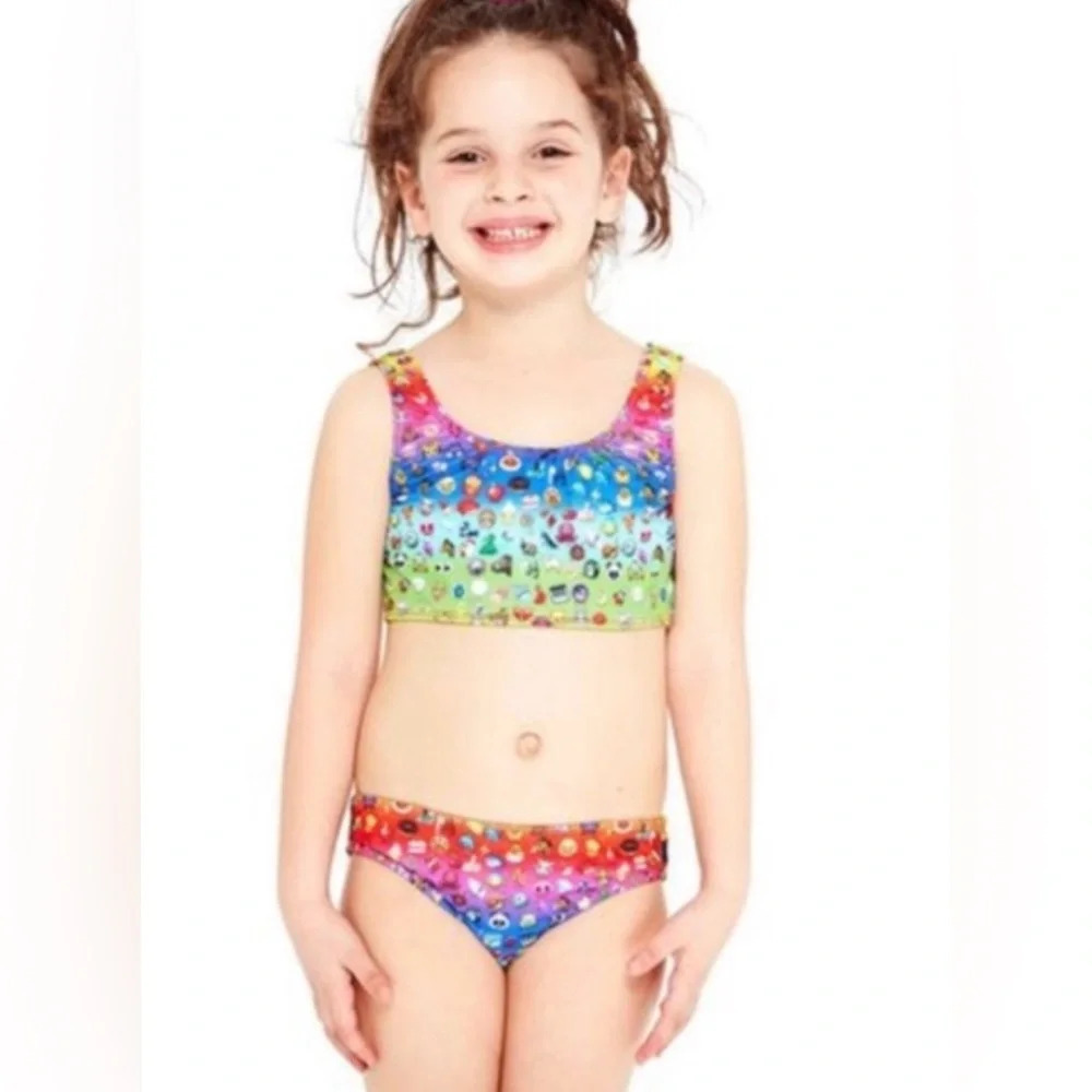 New Zara Terez emoji tankini size 2T girls - Picture 3 of 3